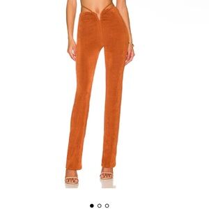 Superdown Metal V Irene Strappy Pant Small nwt